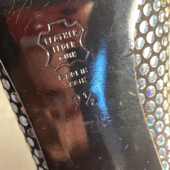 Charles Jourdan heels iridescent sparkle GBS (flawed) - Picture 11 of 13